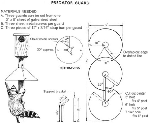 how to make predator guard for wood duck box, custom wood